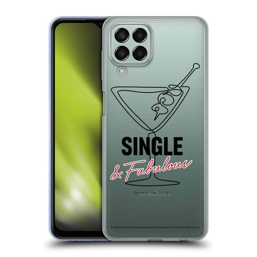 Sex and The City: Television Series Characters Single And Fabulous Samantha Soft Gel Case for Samsung Galaxy M33 (2022)