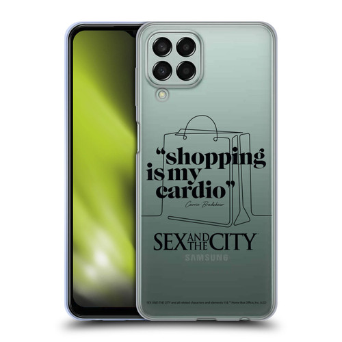 Sex and The City: Television Series Characters Shopping Cardio Carrie Soft Gel Case for Samsung Galaxy M33 (2022)