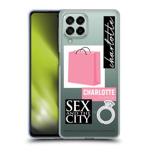 Sex and The City: Television Series Characters Shopping Bag Charlotte Soft Gel Case for Samsung Galaxy M53 (2022)