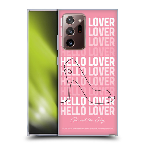 Sex and The City: Television Series Characters Hello Lover Carrie Soft Gel Case for Samsung Galaxy Note20 Ultra / 5G