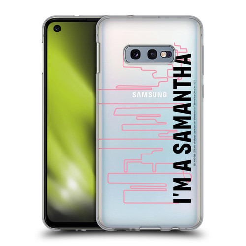 Sex and The City: Television Series Characters Samantha Soft Gel Case for Samsung Galaxy S10e