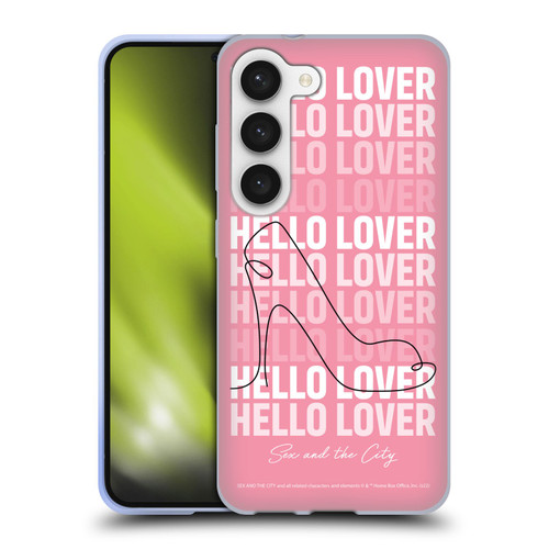 Sex and The City: Television Series Characters Hello Lover Carrie Soft Gel Case for Samsung Galaxy S23 5G