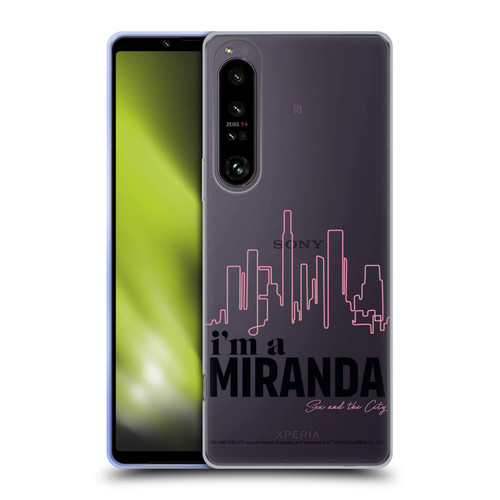 Sex and The City: Television Series Characters I'm A Miranda Soft Gel Case for Sony Xperia 1 IV
