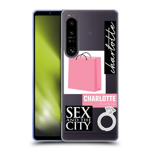 Sex and The City: Television Series Characters Shopping Bag Charlotte Soft Gel Case for Sony Xperia 1 IV