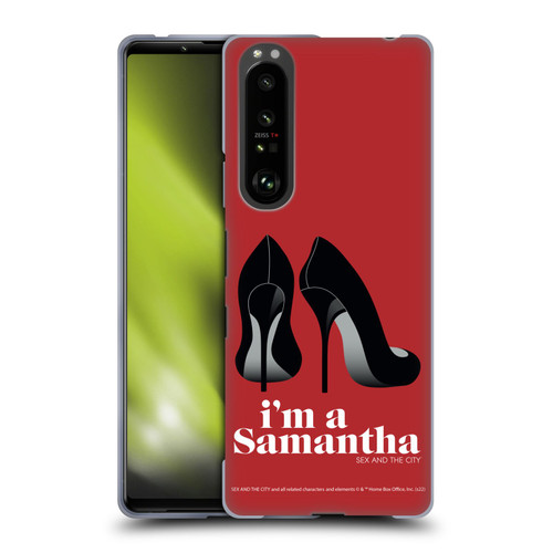 Sex and The City: Television Series Characters I'm A Samantha Soft Gel Case for Sony Xperia 1 III