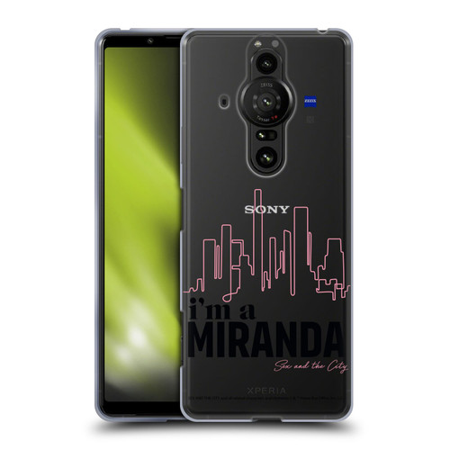 Sex and The City: Television Series Characters I'm A Miranda Soft Gel Case for Sony Xperia Pro-I