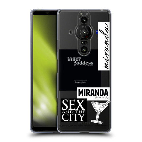 Sex and The City: Television Series Characters Inner Goddess Miranda Soft Gel Case for Sony Xperia Pro-I