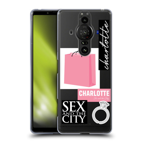 Sex and The City: Television Series Characters Shopping Bag Charlotte Soft Gel Case for Sony Xperia Pro-I
