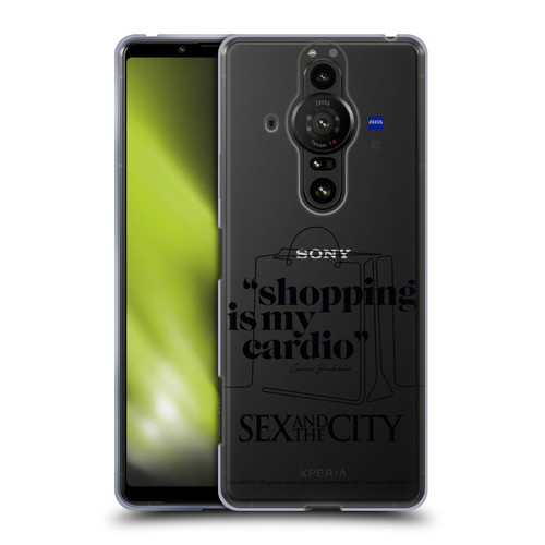 Sex and The City: Television Series Characters Shopping Cardio Carrie Soft Gel Case for Sony Xperia Pro-I