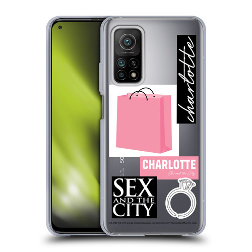 Sex and The City: Television Series Characters Shopping Bag Charlotte Soft Gel Case for Xiaomi Mi 10T 5G