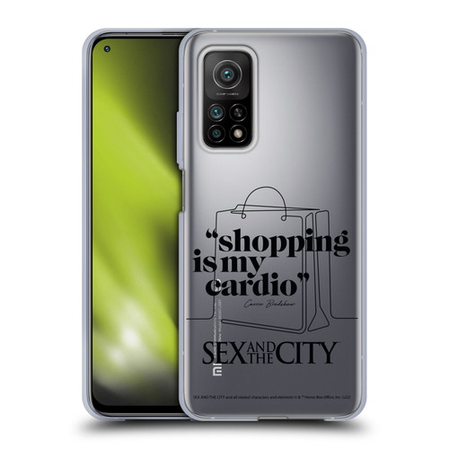 Sex and The City: Television Series Characters Shopping Cardio Carrie Soft Gel Case for Xiaomi Mi 10T 5G