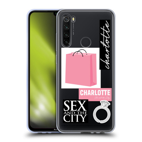 Sex and The City: Television Series Characters Shopping Bag Charlotte Soft Gel Case for Xiaomi Redmi Note 8T