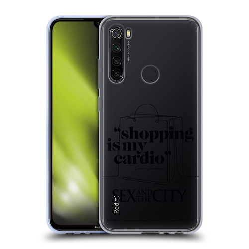 Sex and The City: Television Series Characters Shopping Cardio Carrie Soft Gel Case for Xiaomi Redmi Note 8T