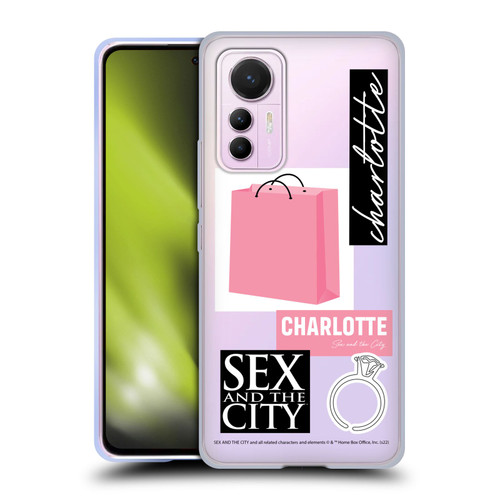 Sex and The City: Television Series Characters Shopping Bag Charlotte Soft Gel Case for Xiaomi 12 Lite