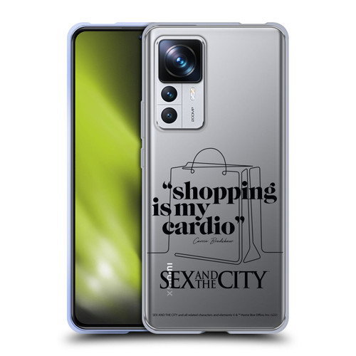 Sex and The City: Television Series Characters Shopping Cardio Carrie Soft Gel Case for Xiaomi 12T Pro