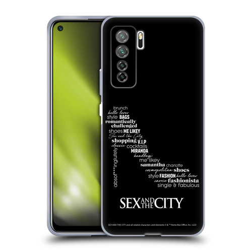 Sex and The City: Television Series Graphics Shoe Soft Gel Case for Huawei Nova 7 SE/P40 Lite 5G