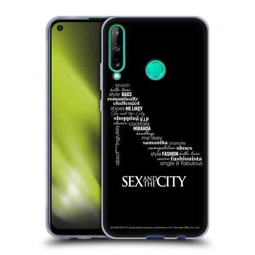 Sex and The City: Television Series Graphics Shoe Soft Gel Case for Huawei P40 lite E