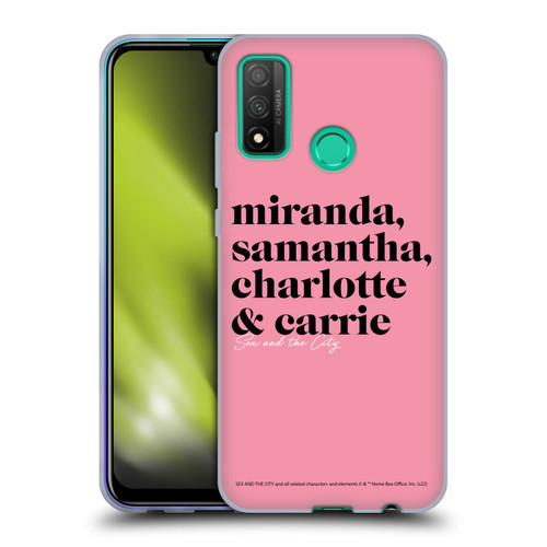 Sex and The City: Television Series Graphics Character 2 Soft Gel Case for Huawei P Smart (2020)