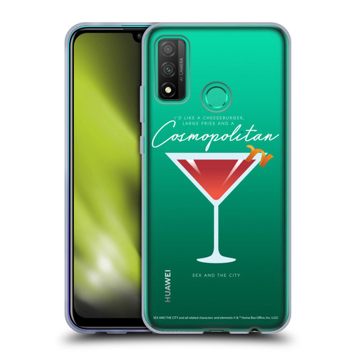 Sex and The City: Television Series Graphics Glass Soft Gel Case for Huawei P Smart (2020)