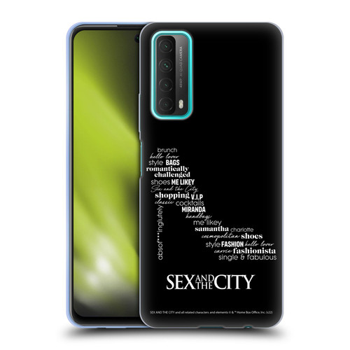 Sex and The City: Television Series Graphics Shoe Soft Gel Case for Huawei P Smart (2021)