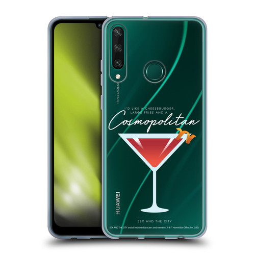 Sex and The City: Television Series Graphics Glass Soft Gel Case for Huawei Y6p