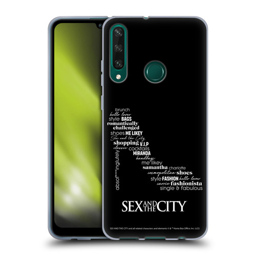 Sex and The City: Television Series Graphics Shoe Soft Gel Case for Huawei Y6p