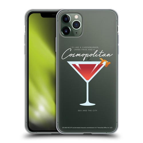 Sex and The City: Television Series Graphics Glass Soft Gel Case for Apple iPhone 11 Pro Max