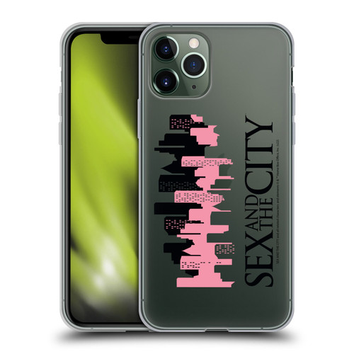 Sex and The City: Television Series Graphics City Soft Gel Case for Apple iPhone 11 Pro