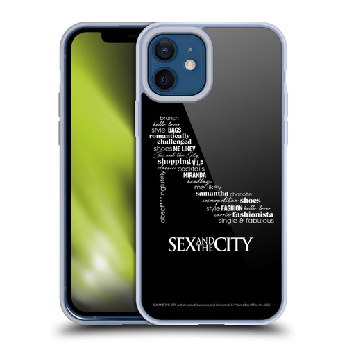 Sex and The City: Television Series Graphics Shoe Soft Gel Case for Apple iPhone 12 / iPhone 12 Pro
