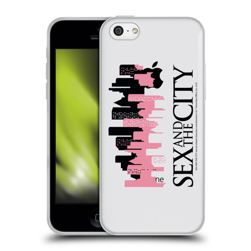Sex and The City: Television Series Graphics City Soft Gel Case for Apple iPhone 5c