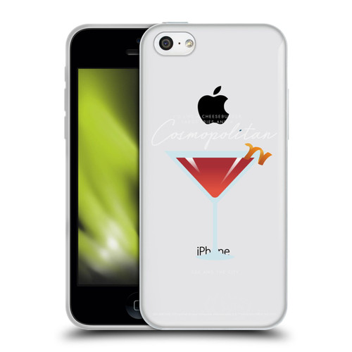 Sex and The City: Television Series Graphics Glass Soft Gel Case for Apple iPhone 5c