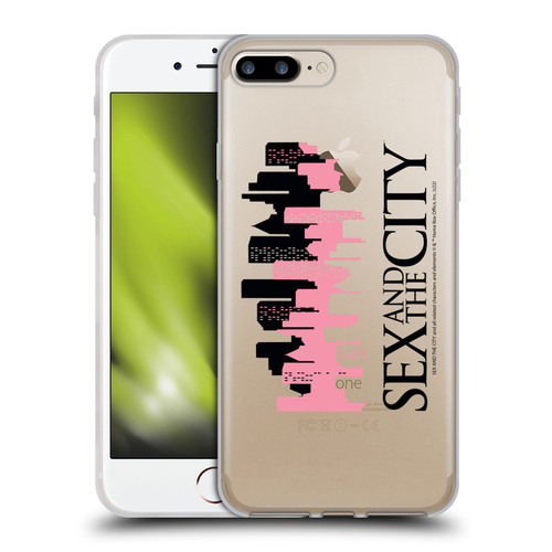 Sex and The City: Television Series Graphics City Soft Gel Case for Apple iPhone 7 Plus / iPhone 8 Plus