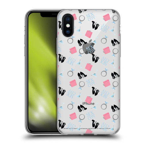 Sex and The City: Television Series Graphics Pattern Soft Gel Case for Apple iPhone X / iPhone XS