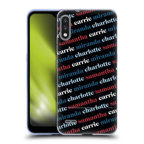 Sex and The City: Television Series Graphics Name Pattern 2 Soft Gel Case for LG K22