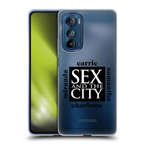 Sex and The City: Television Series Graphics Character 1 Soft Gel Case for Motorola Edge 30