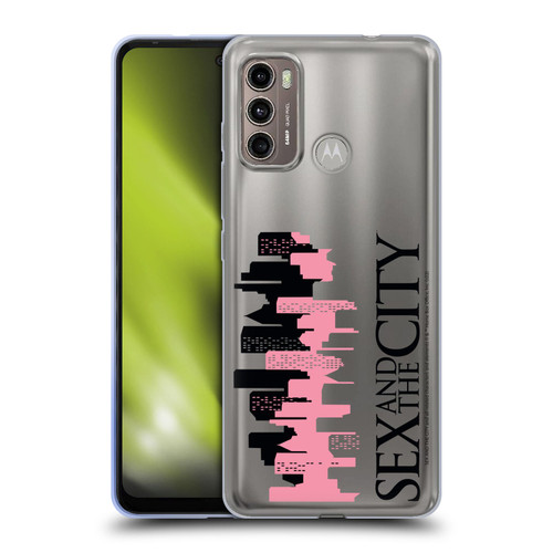 Sex and The City: Television Series Graphics City Soft Gel Case for Motorola Moto G60 / Moto G40 Fusion
