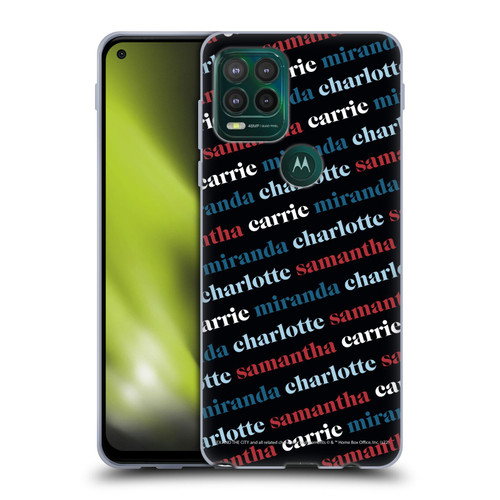 Sex and The City: Television Series Graphics Name Pattern 2 Soft Gel Case for Motorola Moto G Stylus 5G 2021