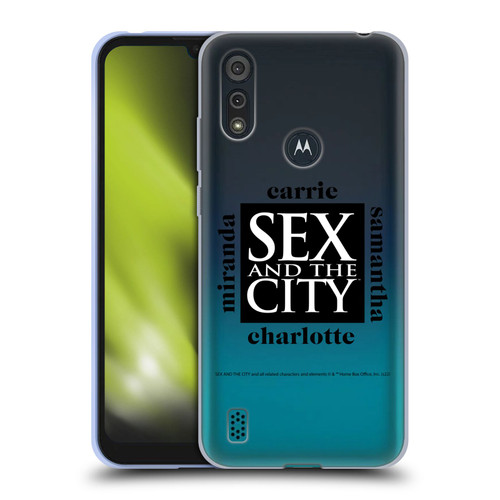 Sex and The City: Television Series Graphics Character 1 Soft Gel Case for Motorola Moto E6s (2020)