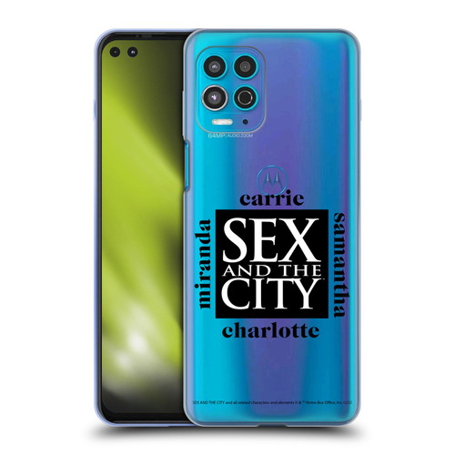 Sex and The City: Television Series Graphics Character 1 Soft Gel Case for Motorola Moto G100