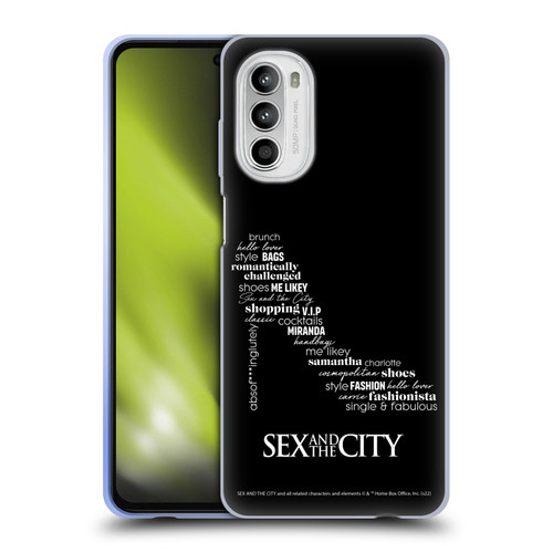 Sex and The City: Television Series Graphics Shoe Soft Gel Case for Motorola Moto G52