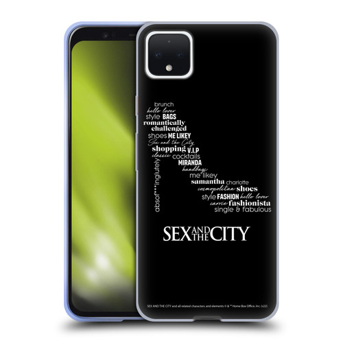 Sex and The City: Television Series Graphics Shoe Soft Gel Case for Google Pixel 4 XL