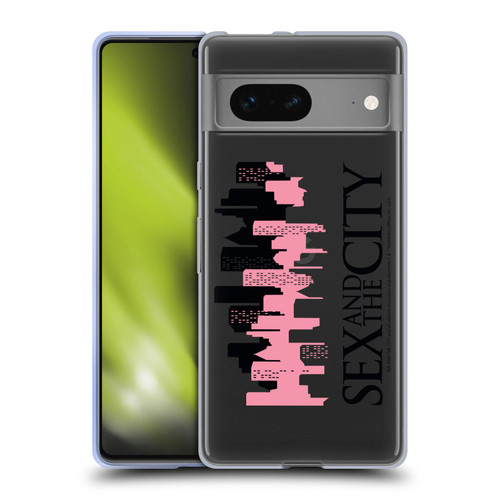 Sex and The City: Television Series Graphics City Soft Gel Case for Google Pixel 7