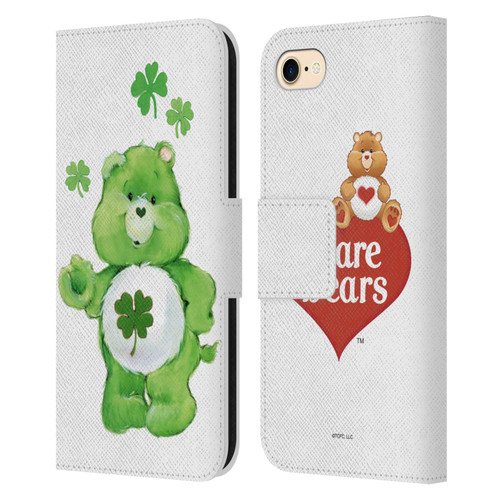 Care Bears Classic Good Luck Leather Book Wallet Case Cover For Apple iPhone 7 / 8 / SE 2020 & 2022