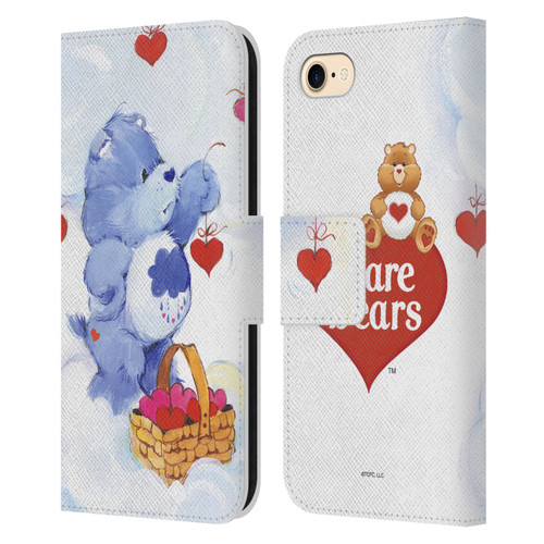 Care Bears Classic Grumpy Leather Book Wallet Case Cover For Apple iPhone 7 / 8 / SE 2020 & 2022