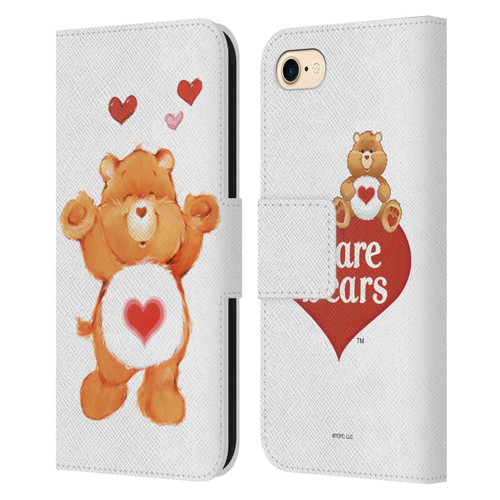 Care Bears Classic Tenderheart Leather Book Wallet Case Cover For Apple iPhone 7 / 8 / SE 2020 & 2022