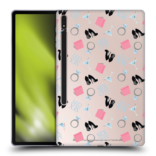 Sex and The City: Television Series Graphics Pattern Soft Gel Case for Samsung Galaxy Tab S8 Plus