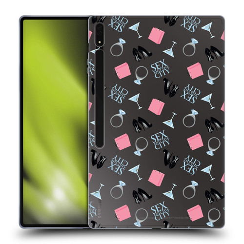 Sex and The City: Television Series Graphics Pattern Soft Gel Case for Samsung Galaxy Tab S8 Ultra