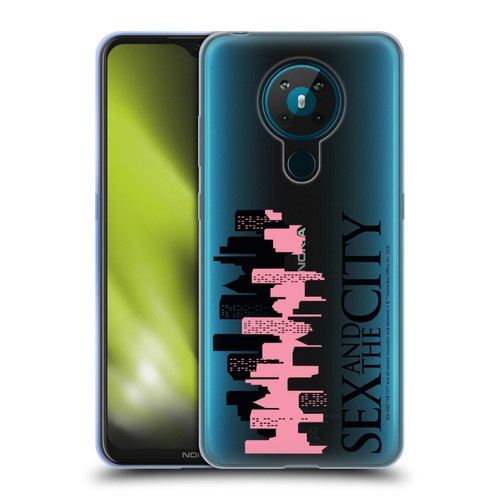Sex and The City: Television Series Graphics City Soft Gel Case for Nokia 5.3