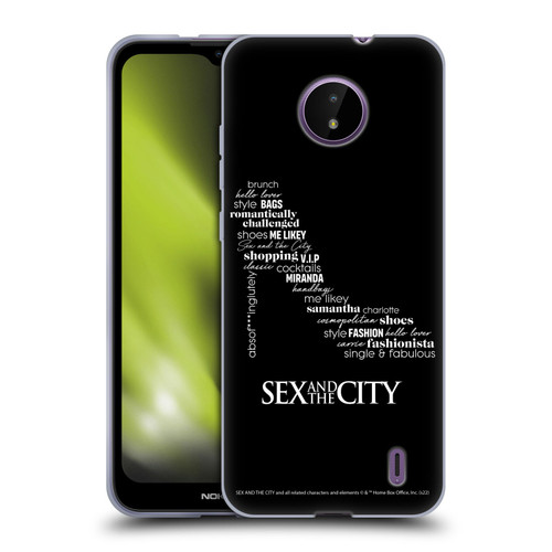 Sex and The City: Television Series Graphics Shoe Soft Gel Case for Nokia C10 / C20
