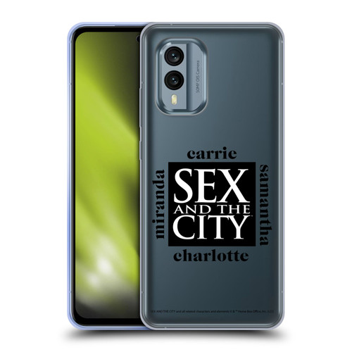 Sex and The City: Television Series Graphics Character 1 Soft Gel Case for Nokia X30
